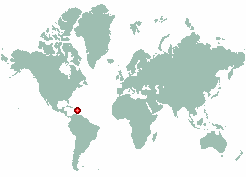 Fraternidad in world map