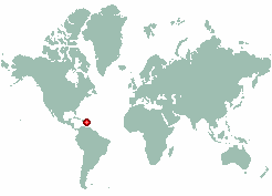 Candelero Abajo Barrio in world map